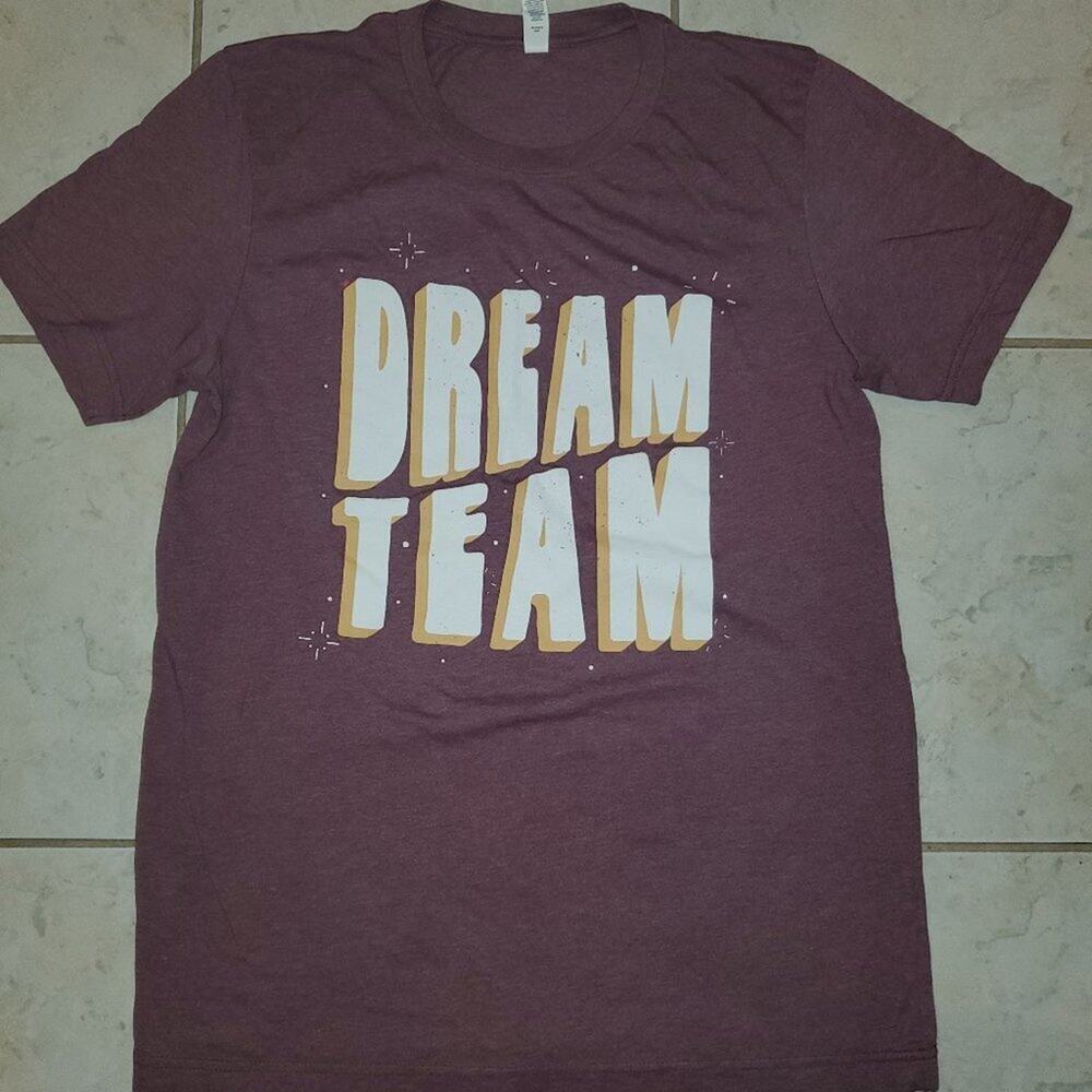 Dream Team Canvas Shirt Maroon color!